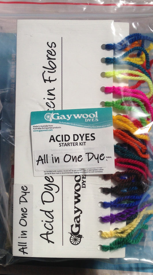 All in One Acid Dye Colour Cards