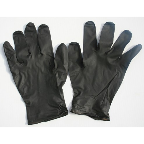 Black lightning gloves pair